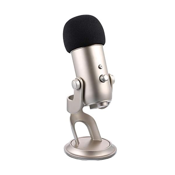 Mikrofon Abdeckung Schaum Mikrofon Windschutz für Blue Yeti, Yeti Pro Kondensator Mikrofon – Bild 3
