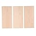 Maple Guitar Headplate, 3Pcs Maple Wood Guitar Head Veneer Shell Sheet Headplate Replacement Part for Luthiers DIY