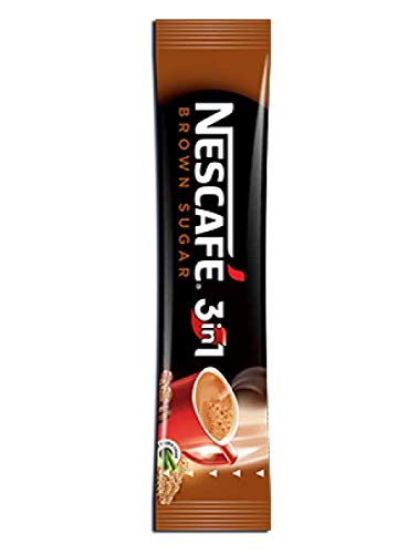 Nescafe 3 in 1 Brown Sugar Instant Coffee Single Packets 28x17g - Thumbnail 2