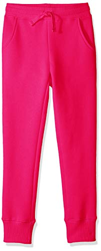 Amazon Essentials Girl's Fleece Jogger, Raspberry Sorbet XS