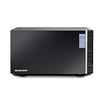 Micro-ondas Brastemp 32 Litros cor Inox Espelhado com Grill e Painel Integrado - BMG45AR 110V