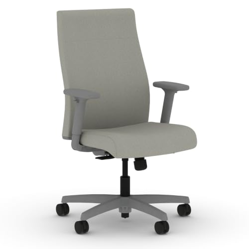 Image of HON Ignition 2.0 Ergonomic Office Chair, Lumbar Support, Desk Chair, Fog