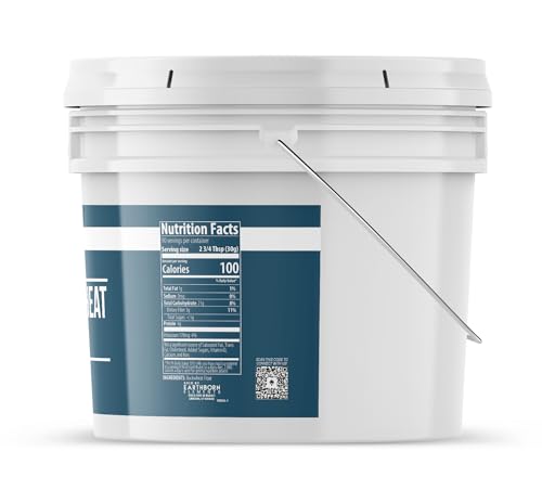 Earthborn Elements Buckwheat Flour 1 Gallon Bucket, Gluten-Free, Baking