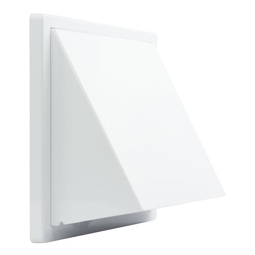 Lüftungsgitter Wetterschutzhaube Ablufthaube Lüftungsrohr ABS Ø 80-160 VONLIS Ø 160 mm weiß