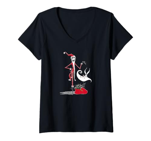 T-shirt Disney Jack & Zero pour femme, idéal pour vos tenues décontractées