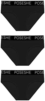 POSESHE Women’s Bikini Briefs Underwear Regular & Plus Size Ladies Briefs Sustainable Modal Seamless Panties S-5XL