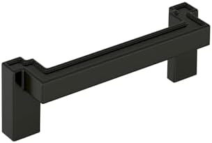 Signature Hardware 954054-334 Matilde 3-3/4 Inch Center to Center Drop Cabinet Pull - Matte Black