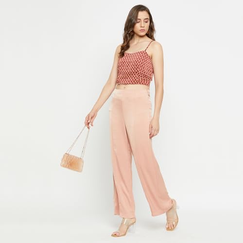 Image of Madame Women Solid Trousers
