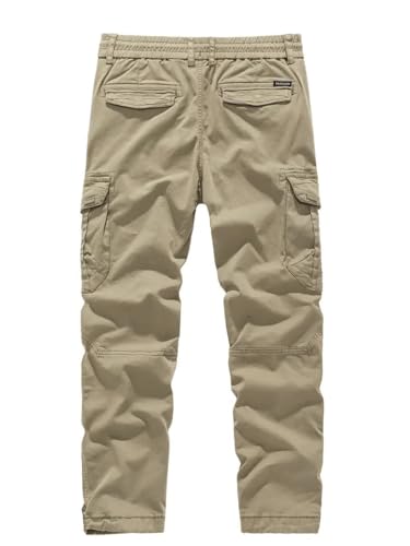 Image of LookMark Men's Cargo Pants Stylish and Comfortable | Men's Cargo Pants with Multiple Pockets | Ideal for Casual Wear, Outdoor Activities, and Everyday Use