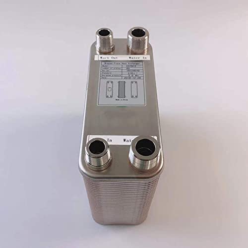 60 Plates Heat Exchanger Beer Wort Chiller Cooler 304 Stainless Steel For Home Brewing Beer #TOP2