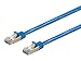 Monoprice Cat7 Ethernet Patch Cable - Flexboot RJ45, Stranded, 600Mhz, S/FTP, CMX, 26AWG, 25 Feet, Blue - Entegrade Series