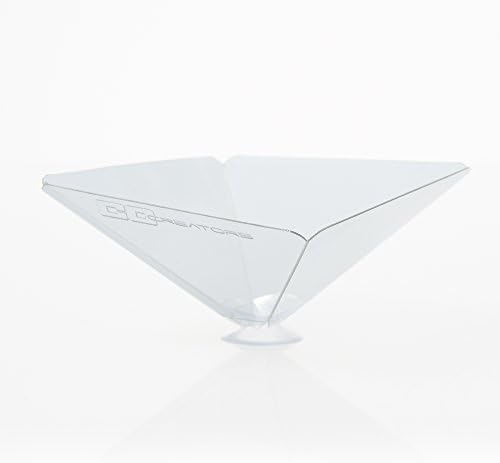 CoCreators 360 Virtual Reality 3D Holographic Projection Pyramid with Suction cup for any Tablet
