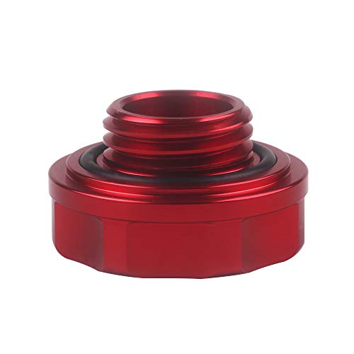 Yorten Tampa de óleo de veículo automotivo de alumínio Tampa de óleo do tanque de combustível Tampa