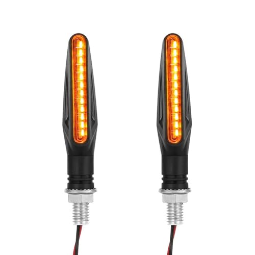DRL feux clignotants fluides universels pour avertissement de sécurité moto