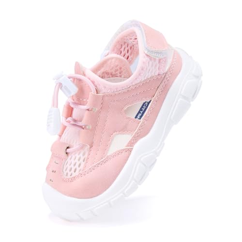 Image of BMCiTYBM Baby Boy Girl Closed Toe Summer Toddler Sandals Lightweight Shoes Infant Non-Slip First Walking Sneakers 6 9 12 18 24 Months 2-3 Years