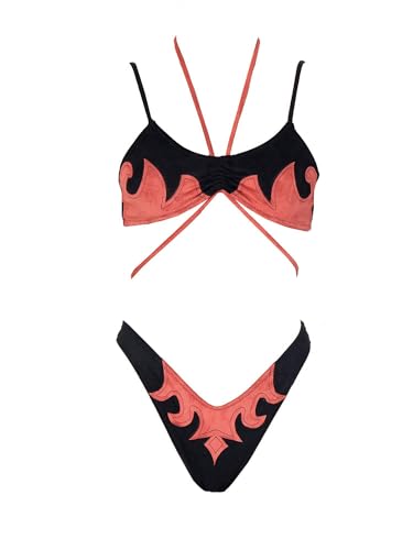 Maillot de bain noir FK23-0401U une pièce gainant plage