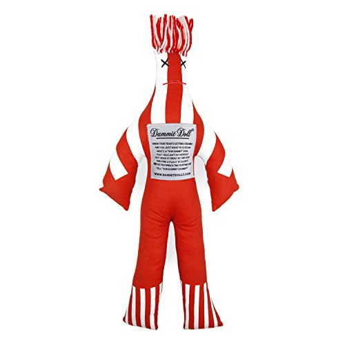 Product Image of the Dammit Doll - Win The Mascot - Red & White - Stress Relief - Gag Gift - Sports Teams