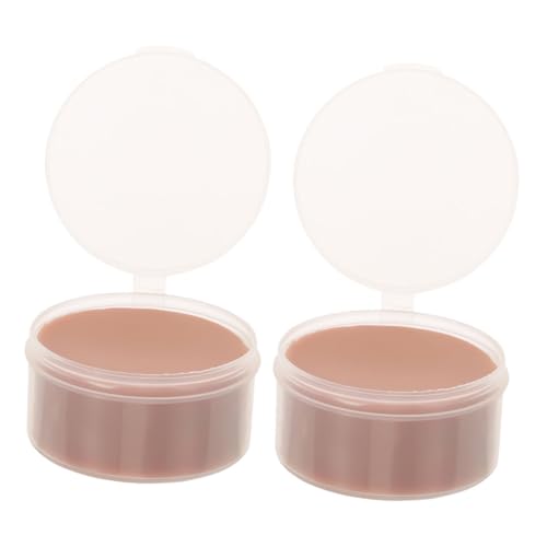 Beaupretty 2pièces Cire De Cicatrice Pour Maquillage Kit Effets Spéciaux Halloween Cire De Maquillage Pour Scarifications Et Réalistes Modélisation De Nez