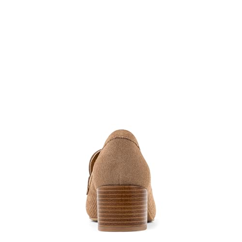 Image of Donald Pliner Women's Kressida Dress Loafers, 2 inch Block Heels for Women, Slip-On Heels for Women
