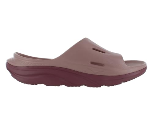 HOKA HOKA Ora Recovery Slide 3 Unisex Shoes Size 11, Color: Peach Whip/Mistful Mauve