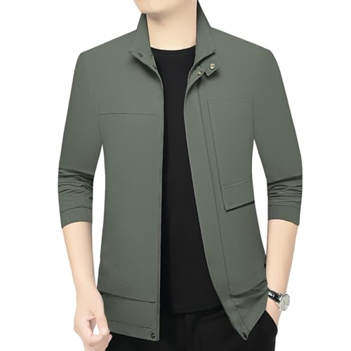 Veste homme col montant style urbain contre les coups de vent