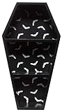 Sourpuss Bat Print Coffin Shelf