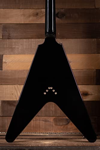 Epiphone Flying V Ebony · Guitare électrique - Les Beatles, Paul McCartney, John Lennon, RIngo Starr, George Harrison Epiphone Flying V Ebony · Guitare électrique – Image 3