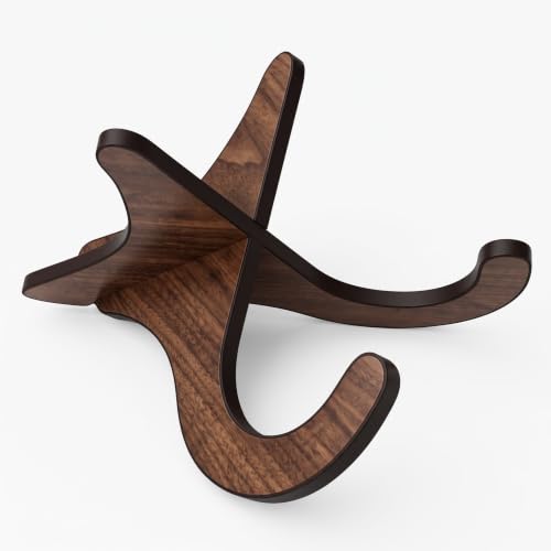 Eidoct Portable Wooden Ukelele Stand Holder, Portable Wood Ukulele Stand