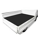 KUKUAN荷台用ゴムマット 軽トラック ゴムマット 荷台マット 厚さ約3mm×1400mm×2000mm 軽トラ用 滑り止め 屋外 (黒, 2000*1400*3mm)