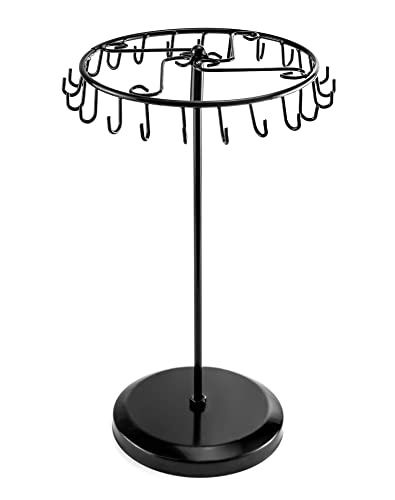 QWORK Spinning Jewelry Tree Display Stand, Jewelry...