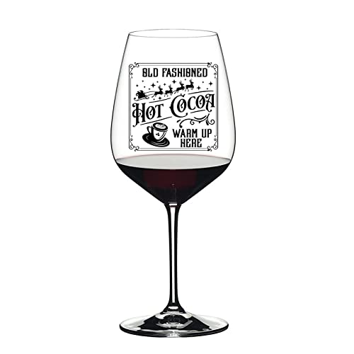 Verre à vin rouge style ancien cadeau mariage lot de 2 - 3