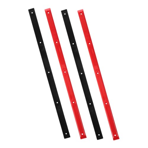 Gogogmee 4pcs Skateboard Protector Strip Sturdy Plastic Grind Rail for Pro Skateboard