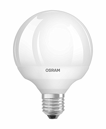 OSRAM LED SUPERSTAR Ampoule LED, Globe, Culot E27, Dimmable, 12W Equivalent 75W, 220-240V, dépolie, Blanc Chaud 2700K, Lot de 1 pièce