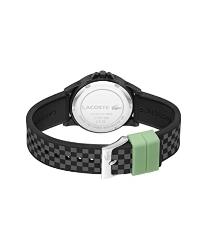 Image of Lacoste Rider Unisex Quartz Plastic and Silicone Strap Watch, Color: Red (Model: 2030047)
