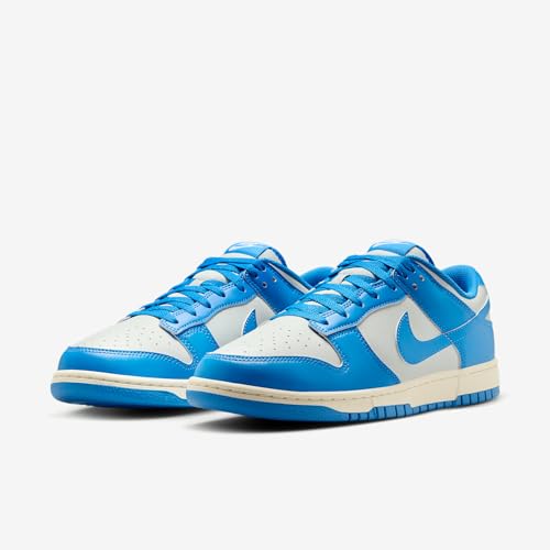 Nike Nike Dunk Low Retro Men's Shoes (HF5441-002, Light Silver/Sail/Light Photo Blue) Size 9