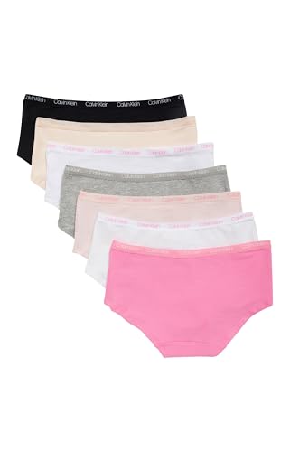 Calvin Klein girls Cotton Hipster Underwear 7-pack