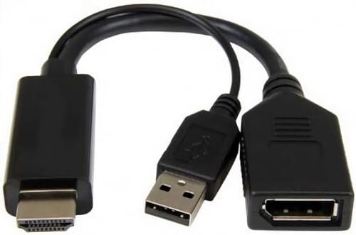 Adaptateur actif HDMI vers DisplayPort Link pour résoudre les problèmes d'écran noir en 4K