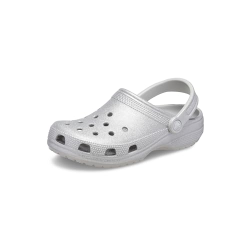 Crocs Classic Glitter Clog 37-38 EU Silver Glitter