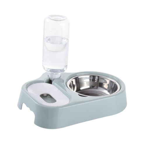 GREENADSCAPE Comedero Doble para Mascotas con Dispensador De Agua y Alimento Cuenco para Perros y Gatos