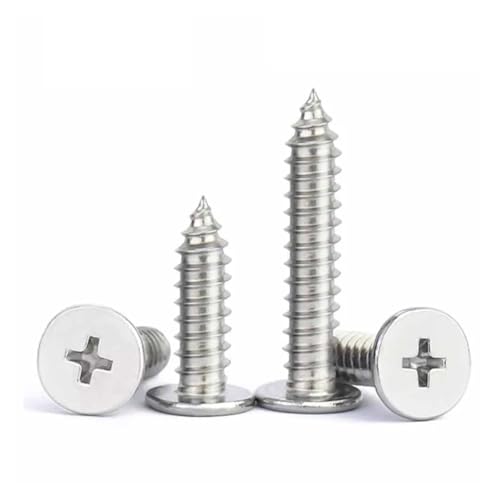 SCDE(��ɂ���) M2 .3 .6 M3 .5 M4 M5 M6 M8 CA304 �X�e�����X�| �N���X�t�B���b�v�X �����^�t���b�g�E�F�[�n�w�b�h �Z���t�^�b�s���O�؃l�W(5mm,50pcs M2)