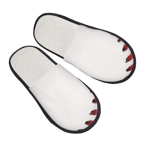白 ホワイト 野球 スポーツ スリッパ 冬 秋 室内 メンズ レディース 自宅用 来客用 職場 もこもこ 暖かい 軽くて磨耗に強く柔らかい 洗いやすく、持ち運びに便利 男女兼用 M