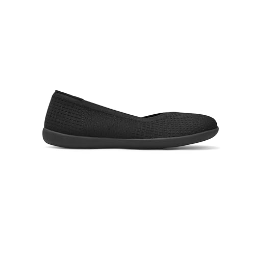 Arromic Wide Toe Box Flat Shoes Women Slip on Wide Width Flats Comfortable Ballet Flat Shoes Knit Dressy Washable Soft Walking Shoes2