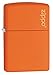 Zippo 231ZL Orange Matte Logo Pocket Lighter