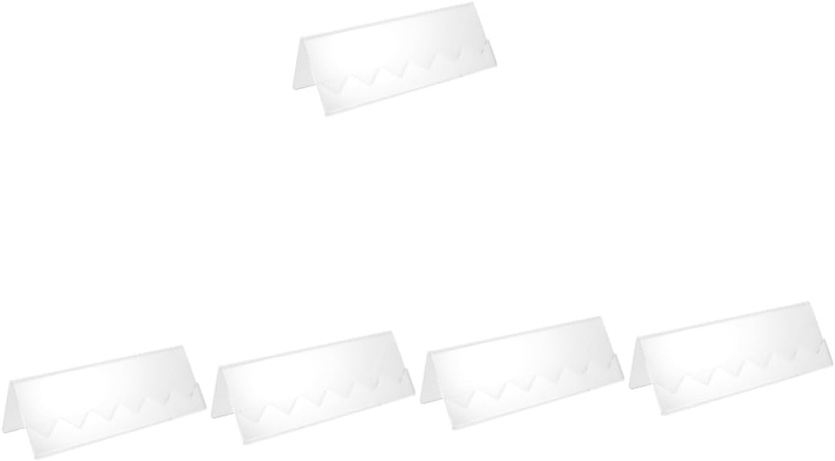 VILLCASE 5pcs Coin Display Rack Acrylic Coin Stand Holder Collectible Storage Desktop Display Show Stand