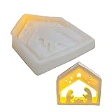 Jesus Teelichthalter Vorlage, Weihnachtskrippen Form Aus Kunstharz, Advents Weihnachtskrippen...