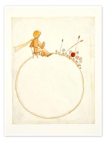 The Little Prince (Le Petit Prince), 1942 Poster 30 x 40 cm Beige Tableaux Décoration murale
