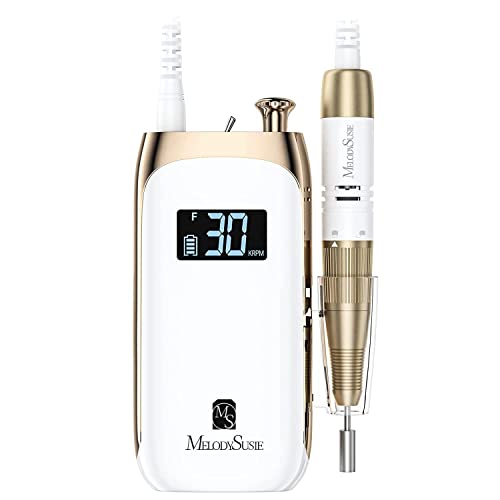 Lime à ongles electrique portable sans fil MelodySusie pour une manucure puissante à la maison