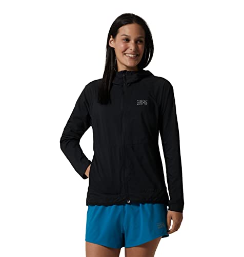 Veste Softshell Mountain Hardwear, Stretch AirShield, Noire, Taille M, Homme (occasion)