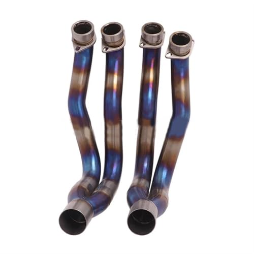 オートバイ排気改良チタン合金モーターエスケープフロント接続リンクパイプ に適合するYZFR1 YZF R1 YZF-R1 2015 2016 2017 2018 2019 2020 2021用