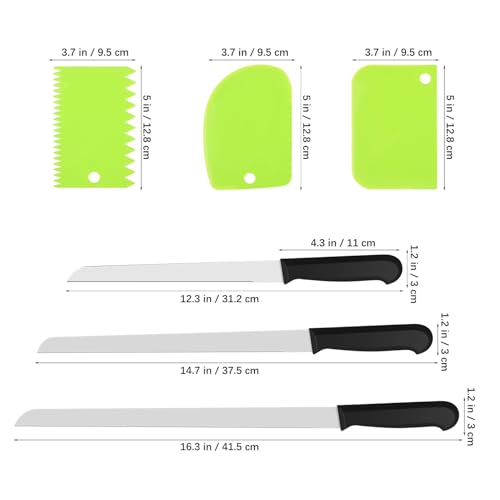 Set Cuchillos Pan 6 Piezas Acero Inox Cocina miniatura 2